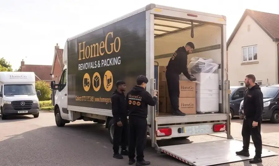 HomeGo Removals Maidenhead — house removals crew loading a customer's home in SL6